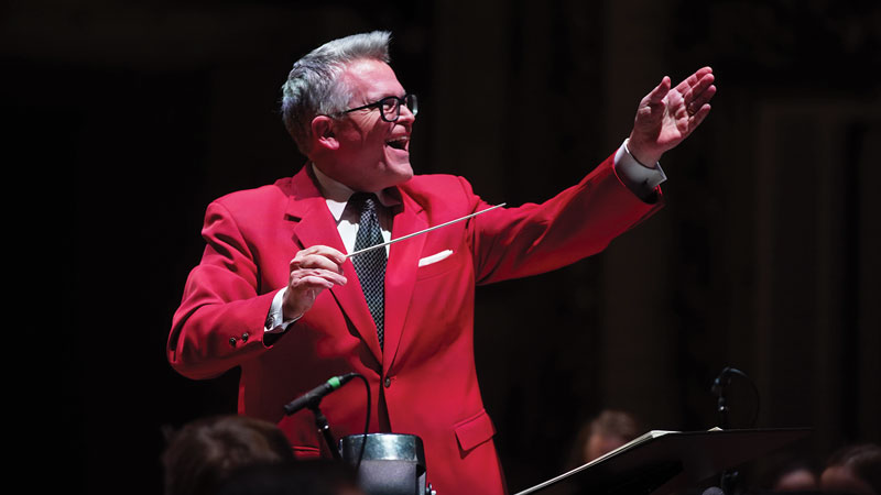 John Morris Russell leads the Cincinnati Pops in Ragtime in Concert, April 2023.